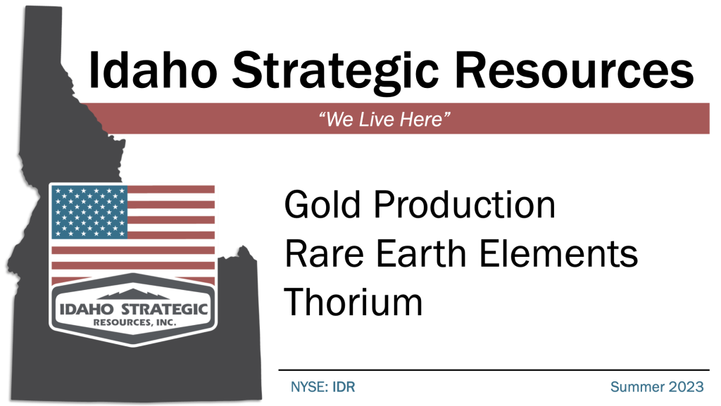 Idaho Strategic's Presentation